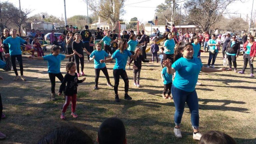 Barrio La Perla festejó el Día del Niño a lo grande , Alta Gracia