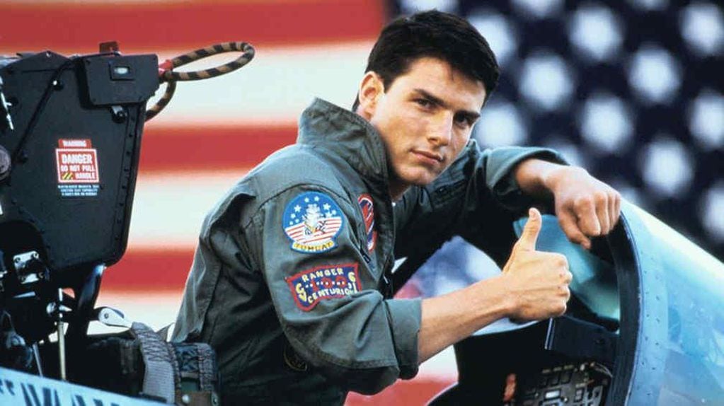 Tom Cruise en "Top Gun" (Scott, 1986)