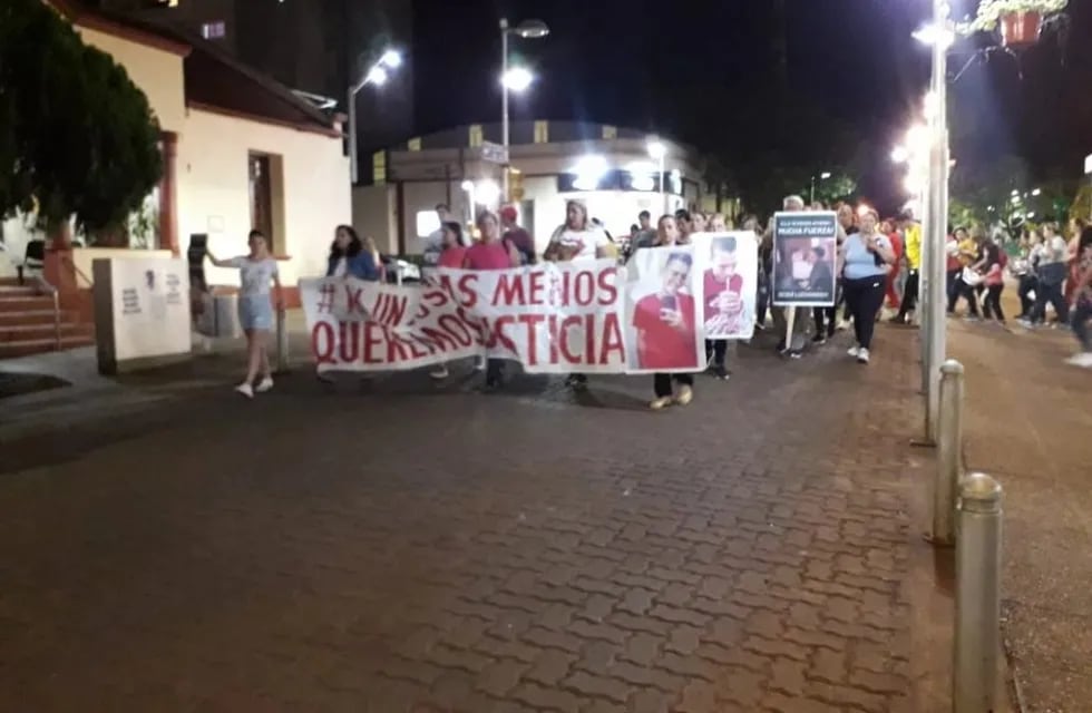 Marcharon pidiendo justicia por Agustín Ramírez y Josías Galeano en Oberá.