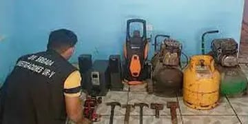Puerto Iguazú: en un operativo se recuperaron elementos robados