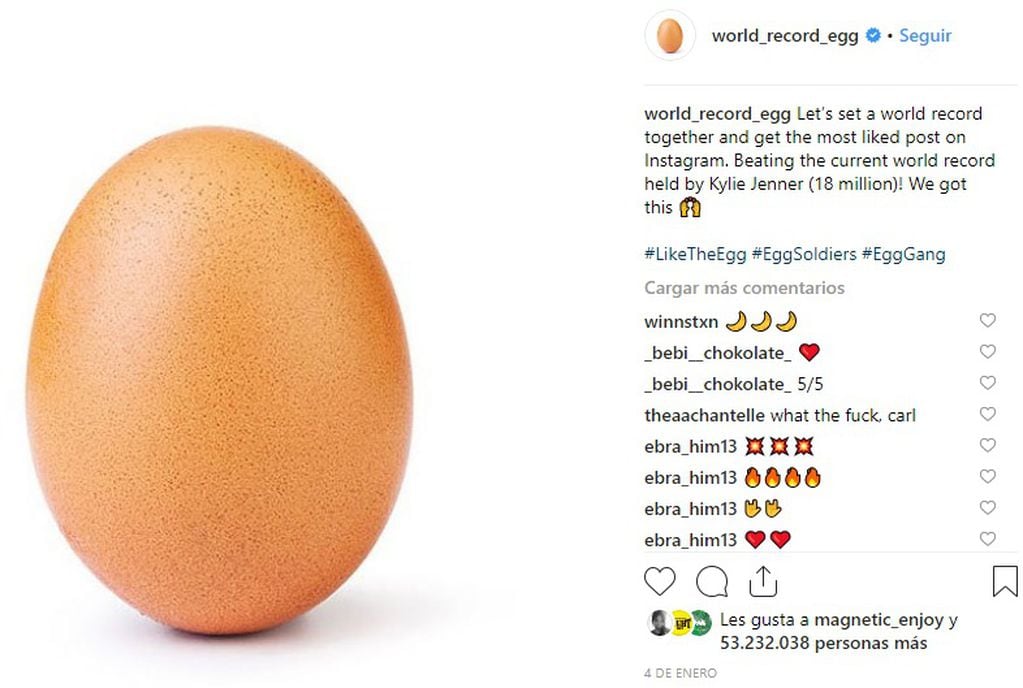 La foto del huevo