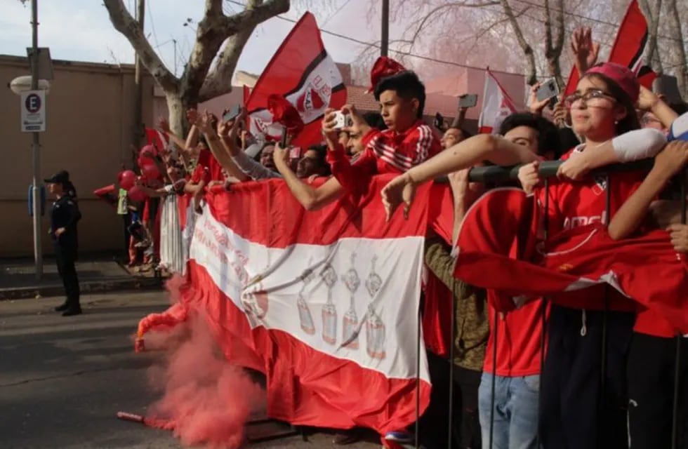 Independiente llegó a San Luis. Foto: El Diario de la República.