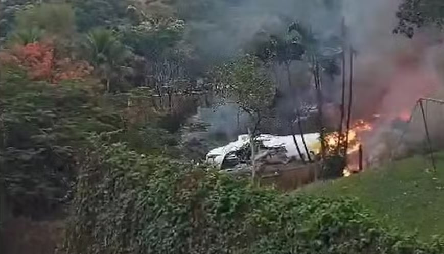 Se estrelló un avión de pasajero con 62 personas en Sao Pablo - Foto O Globo