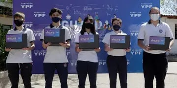 La Fundación YPF donó 510 computadoras a estudiantes de escuelas técnicas mendocinas