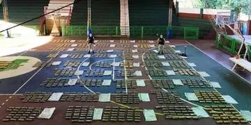 Más de una tonelada de marihuana incautada en Puerto Libertad