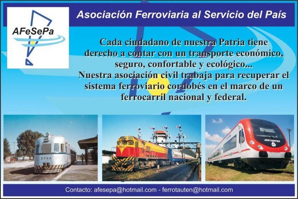 Asociación Ferroviaria al Servicio del País (Afesepa).