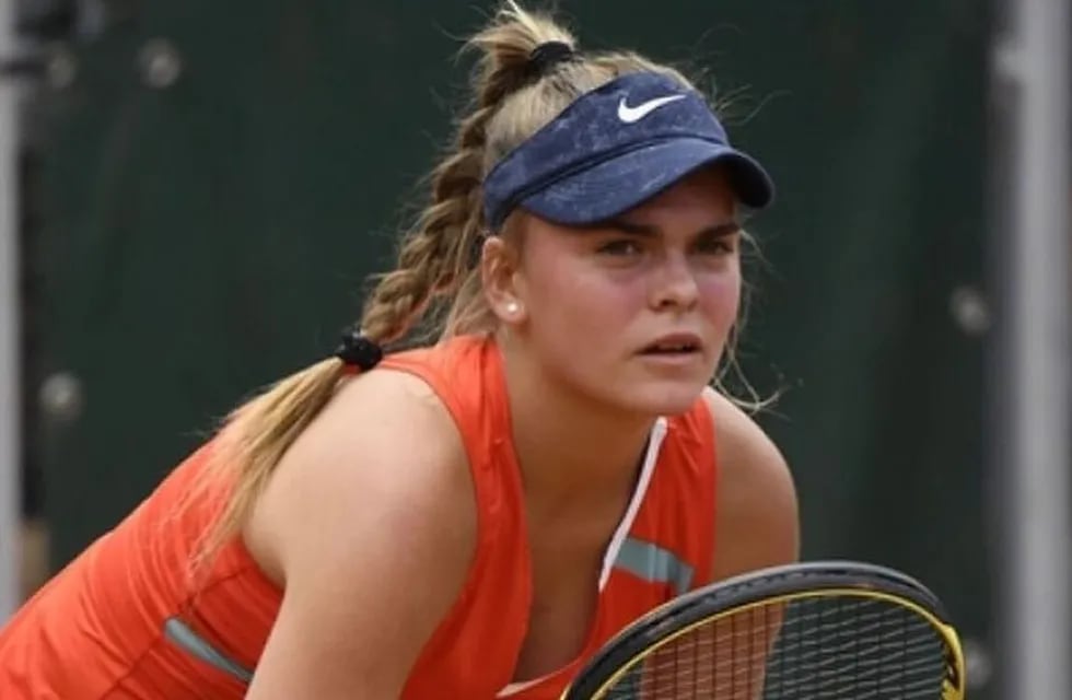 Sara Bejlek. La tenista de 16 años tiene un gran futuro en el deporte.