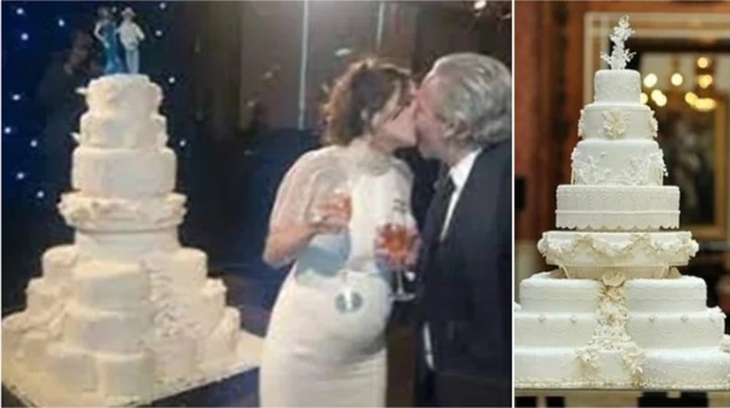 Victoria Vanucci, Matías Garfunkel y la torta de bodas de 20 mil dólares.