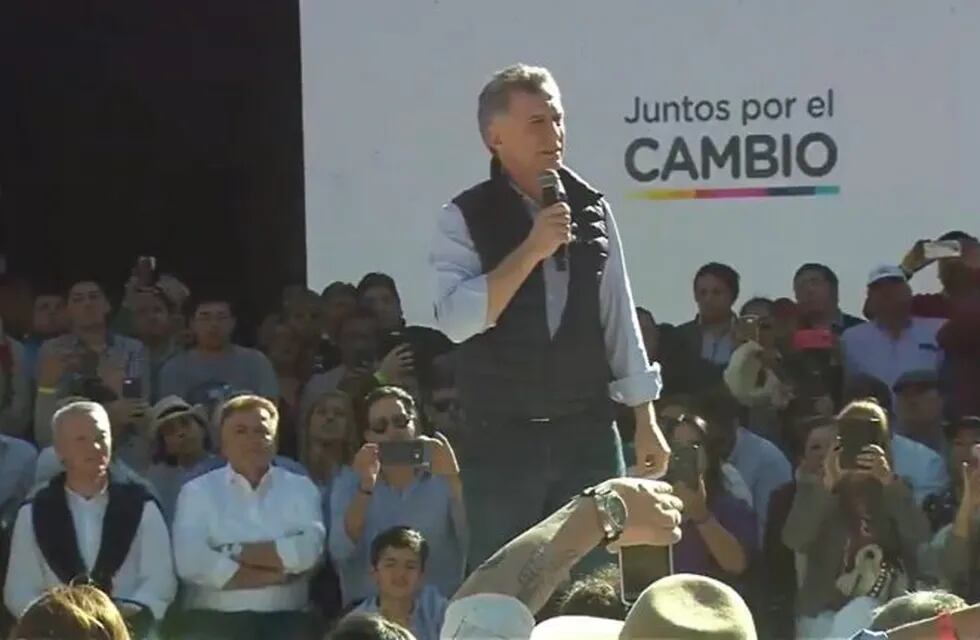 Mauricio Macri en Purmamarca, Jujuy
