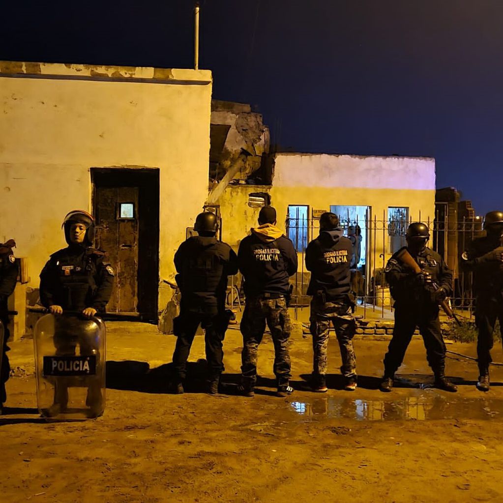 Allanamiento por drogas y dos detenidos en Punta Alta