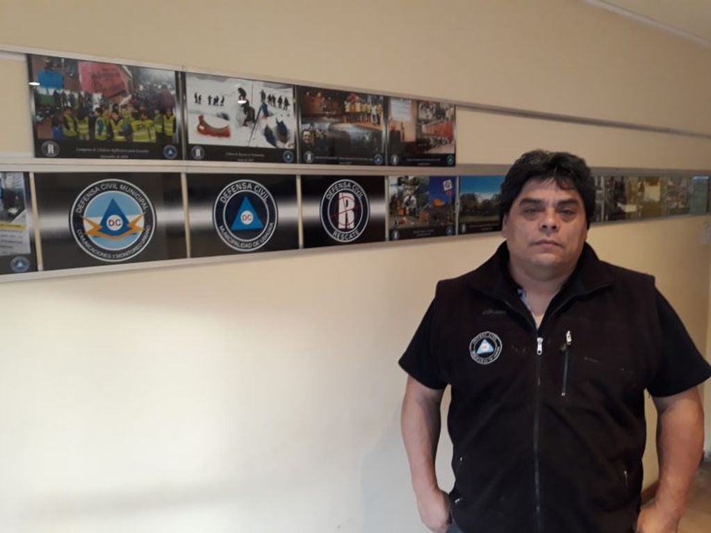 José Luis Vivar Jefe de operaciones Comisión de Auxilio Ushuaia