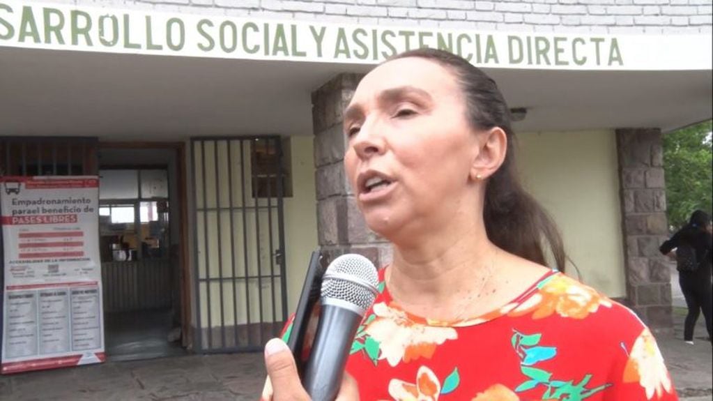 Marisa García, directora de Asistencia Directa, de la Municipalidad de San Salvador de Jujuy.