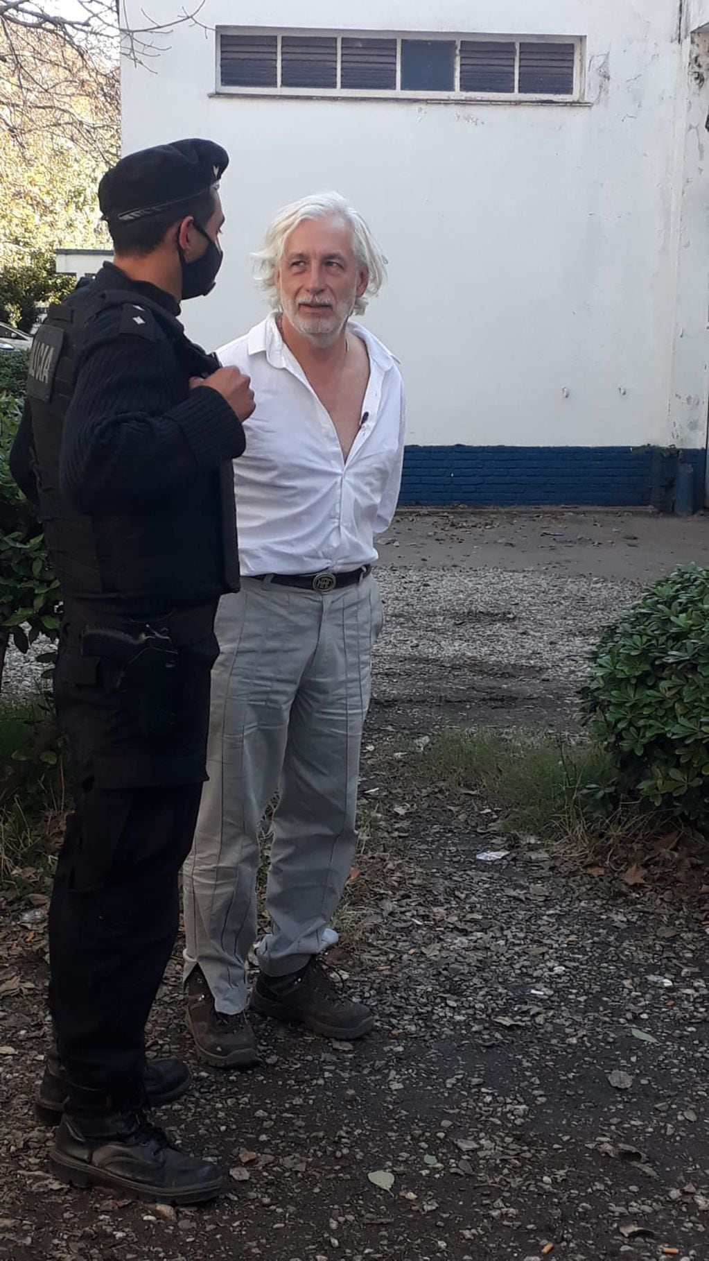 La Policía arrestó a Arriaga y lo trasladó a la Jefatura de la Unidad Regional II este martes por la tarde.