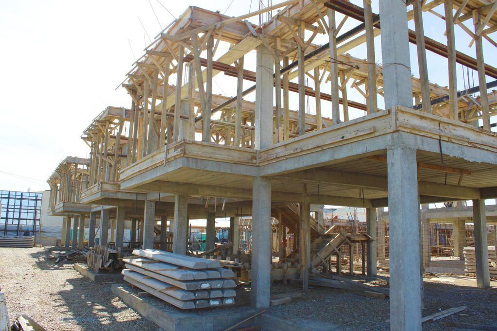 Gran avance en la construcción de las 204 viviendas en Río Grande