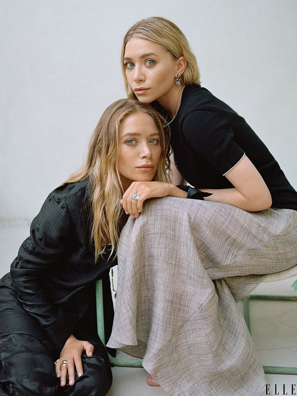 Las hermanas Olsen vistiendo su marca The Row