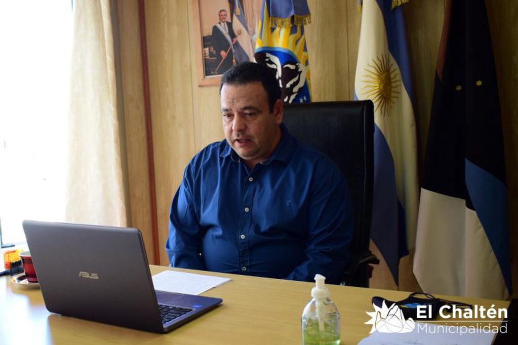 El intendente Néstor Ticó participó de la videoconferencia con legisladores nacionales y el gabinete provincial.