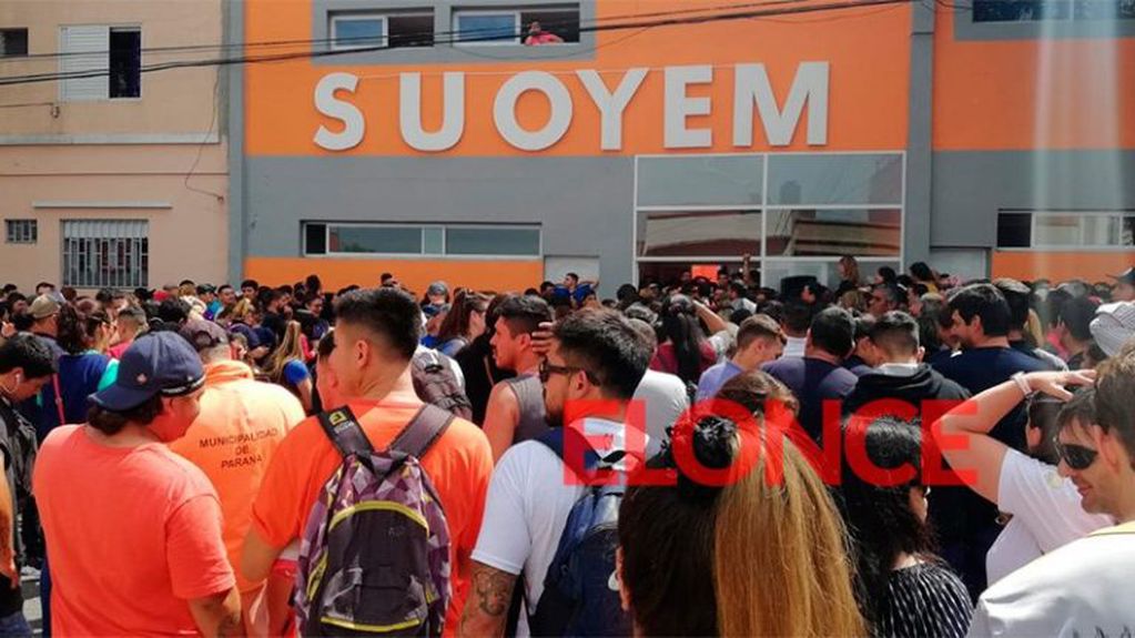 Los trabajadores de SUOYEM se reunieron este martes (ElOnce).