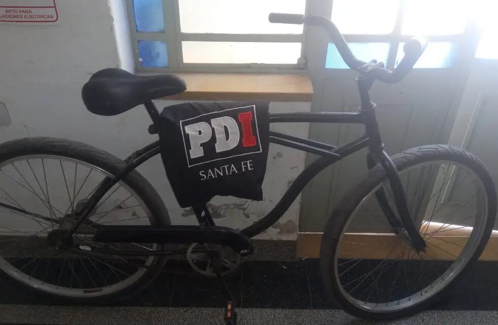 La bicicleta robada frente de Atlético y que recuperó la PDI