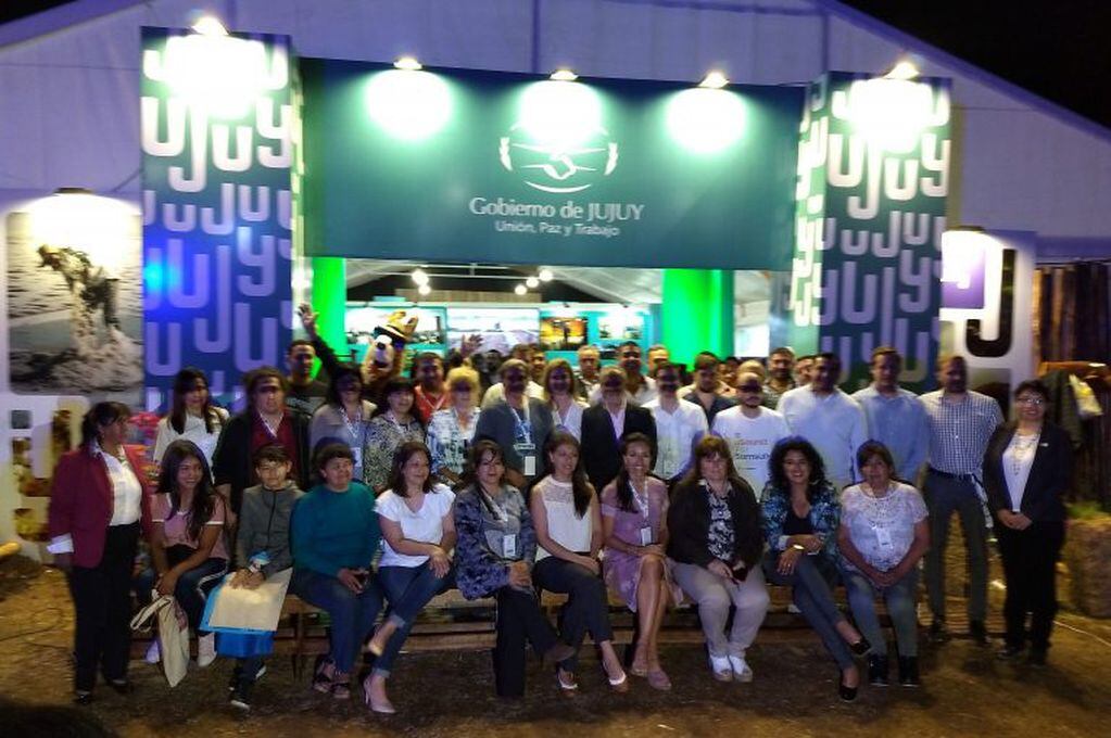 El movimiento emprendedor de Jujuy, en el stand del Gobierno de la Provincia.
