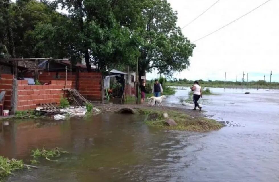 Intensas lluvias en Curuzú Cuatiá