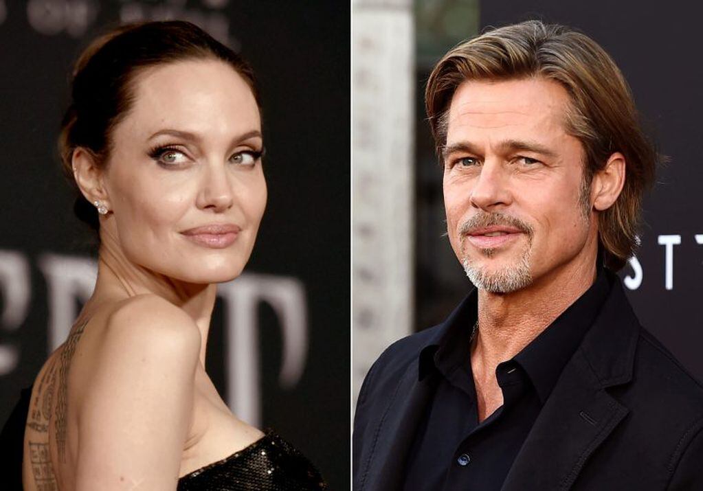 Angelina Jolie y Brad Pitt (web).