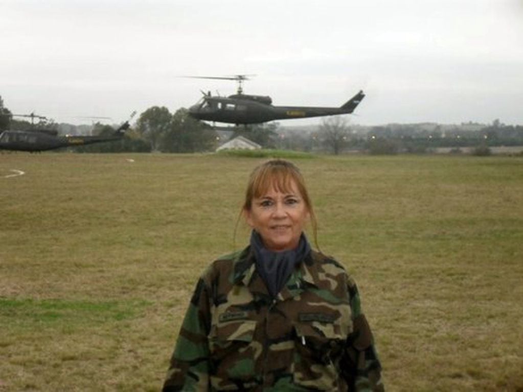 Alicia Mabel Reynoso formó parte del Grupo 14 de la Fuerza Aérea Argentina.