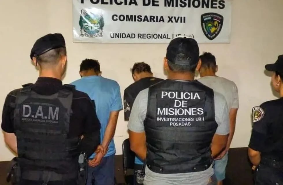 Tres detenidos tras el allanamiento a un desarmadero de motos robadas en Posadas.