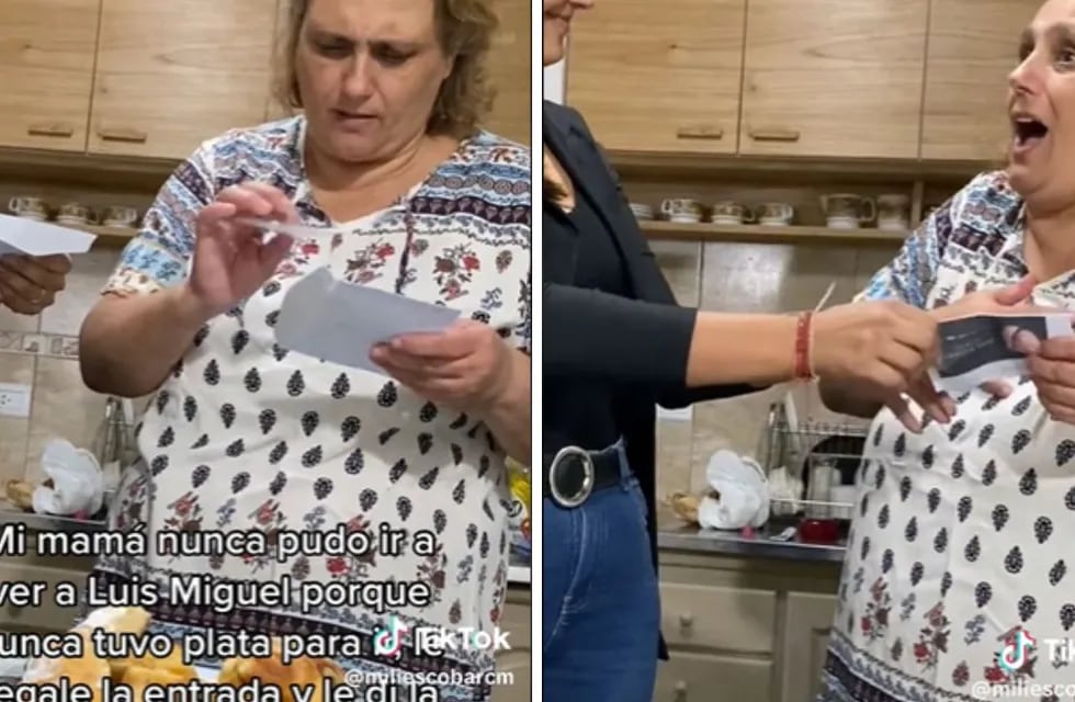 Le regaló entradas a su mamá para ver a Luis Miguel y su reacción se hizo viral en TikTok.