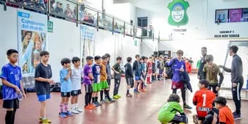 Ushuaia: más de 300 chicos participaron en las pruebas de Argentinos Juniors