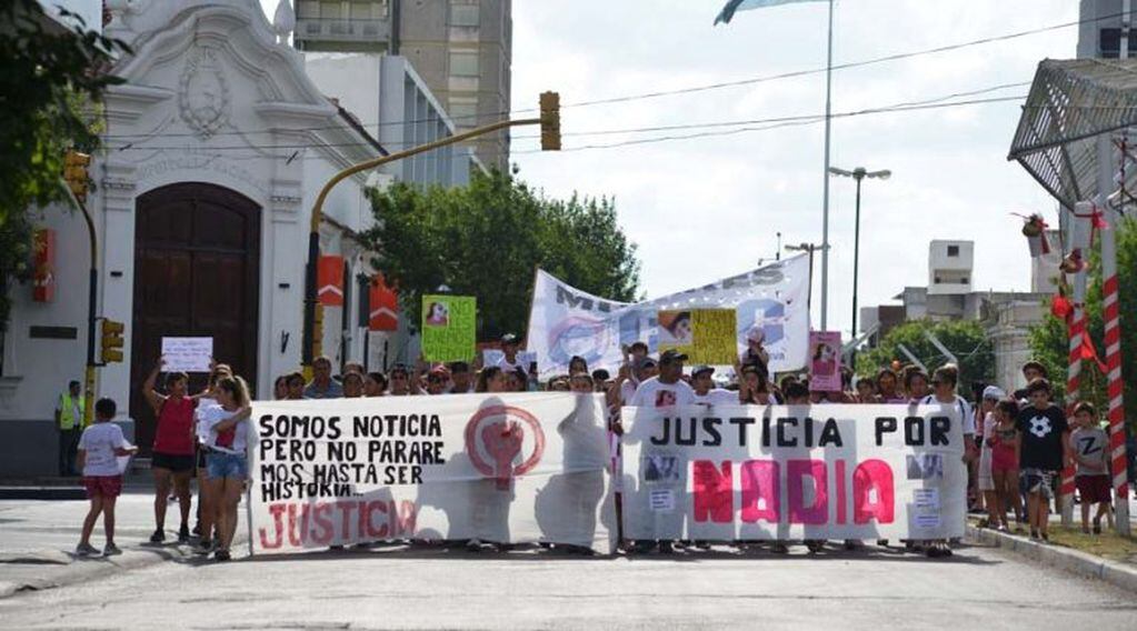 La manifestación en Santa Rosa (Vía Santa Rosa)