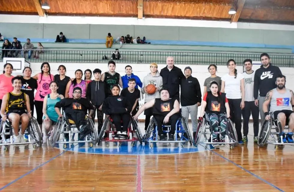 Ushuaia: lanzamiento de la Liga Municipal de básquet inclusivo
