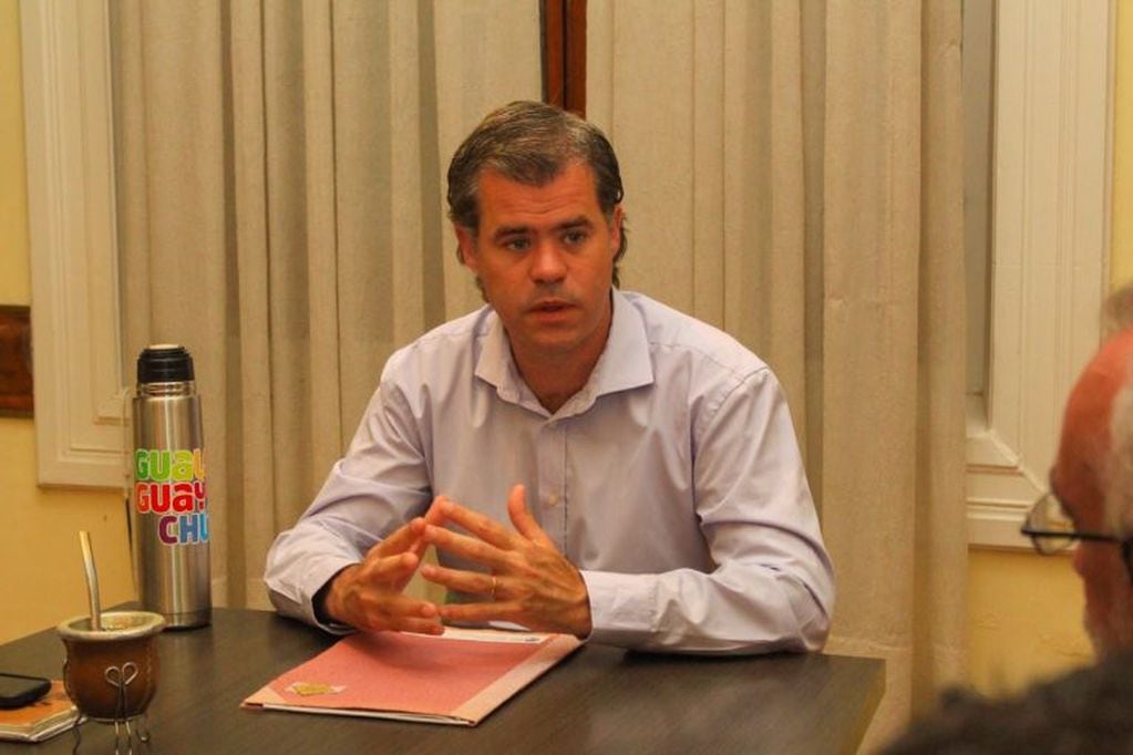Martín Piaggio intendente reelecto
Crédito: Prensa Municipalidad Gchú