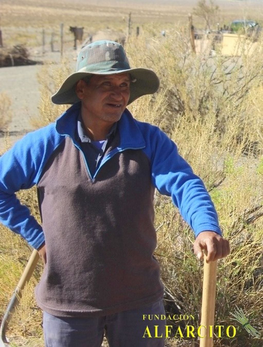 Don Gabriel Copa es uno de los grandes trabajadores de la Quebrada del Toro.