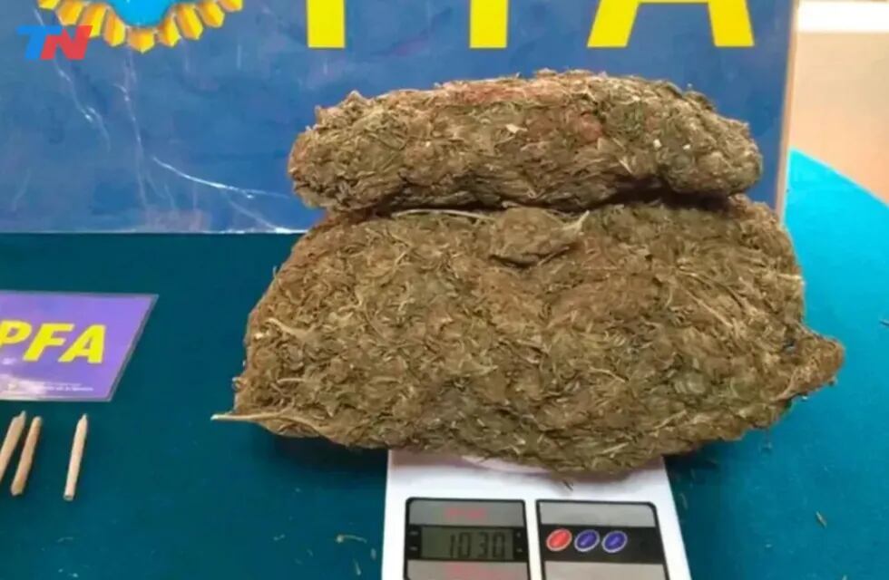 Alumnos de una escuela rural tenían un kilo de marihuana metido en un locker del colegio.