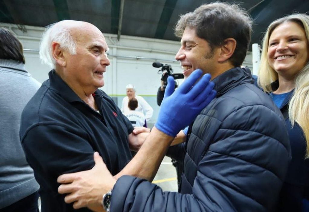 Axel Kicillof, en campaña