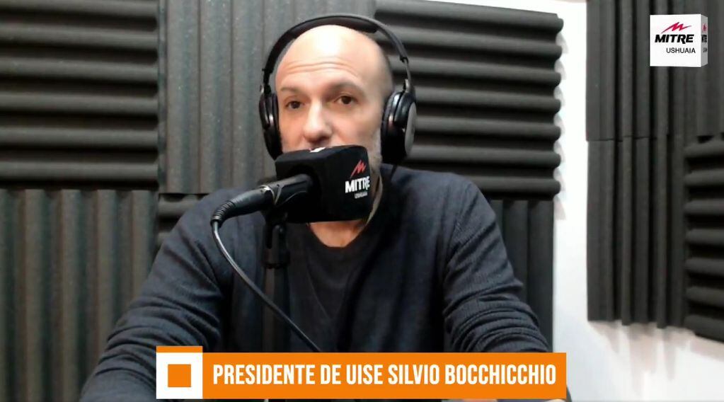 Silvio Bocchicchio en Radio Mitre Ushuaia.
