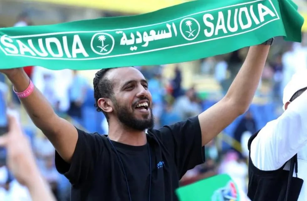 En Arabia Saudita decretaron feriado tras el triunfo contra Argentina en el Mundial de Qatar. Foto: Gentileza.
