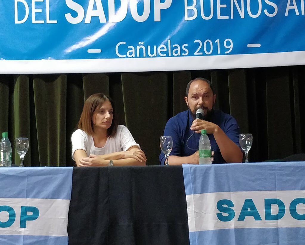 Rodrigo Miguel secretario gremial de SADOP Seccional Pcia de Buenos Aires