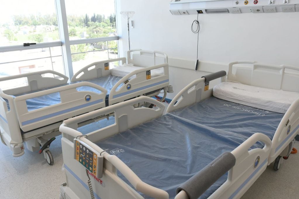 Las camas del Nuevo Hospital Regional de Rafaela