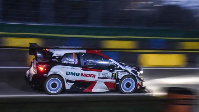 Ogier, en el Rally de Monza 2021.