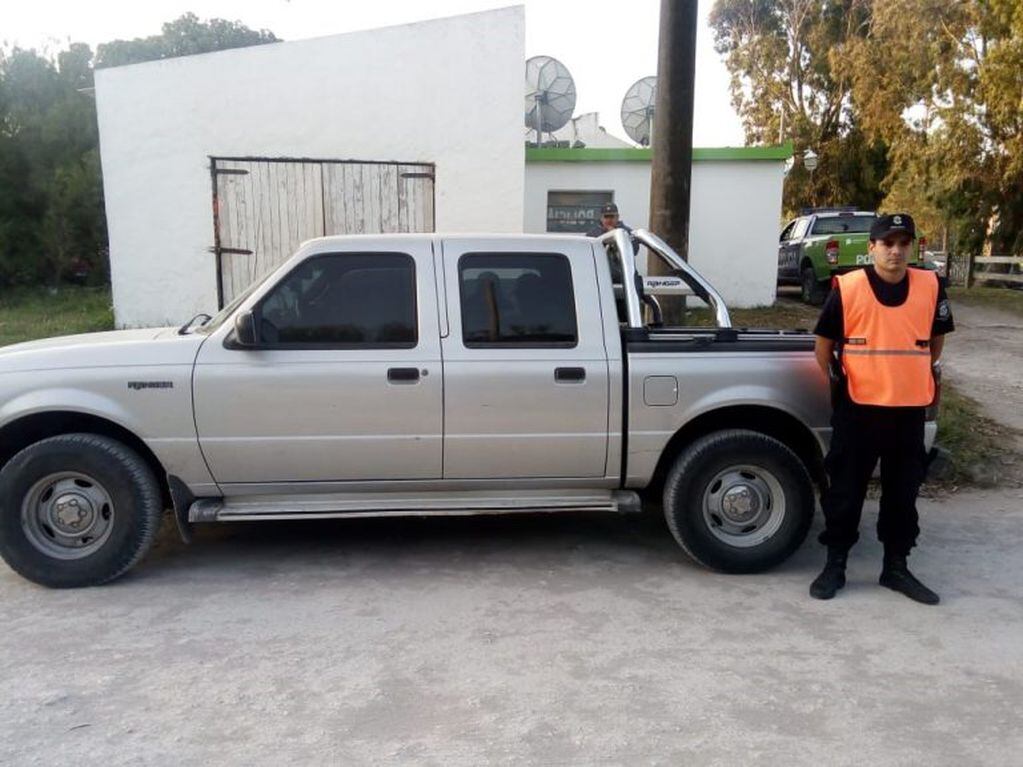 Vehículos secuestrados en Reta, Operativo Sol (prensa policial)