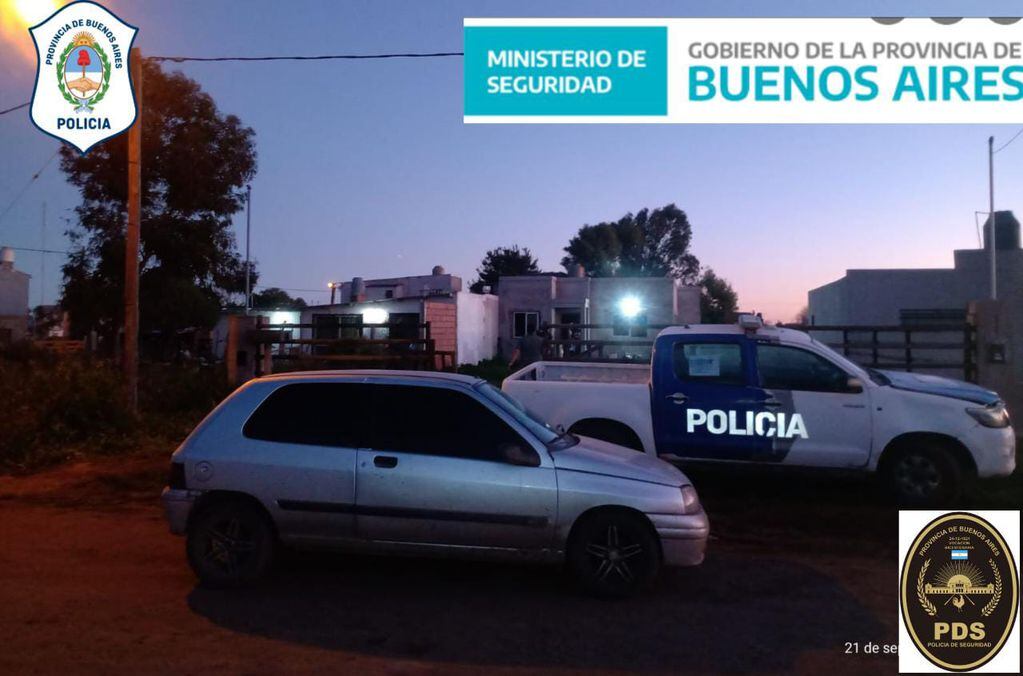 El operativo se originó por un robo ocurrido en la bicisenda que conecta Mar del Plata con Santa Clara.