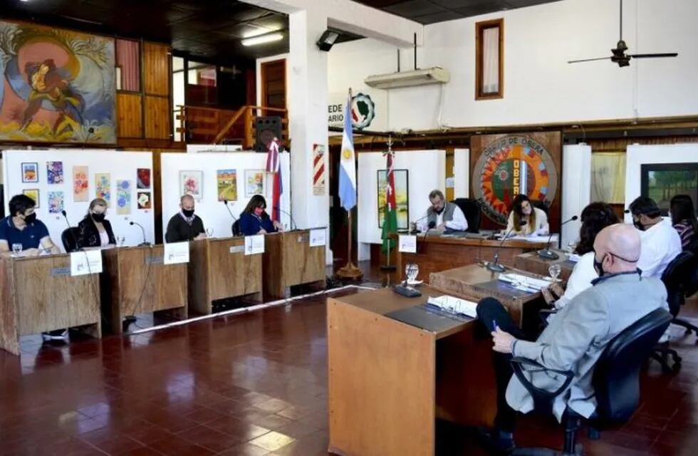 El concejo de Oberá volvió a sesionar este martes.