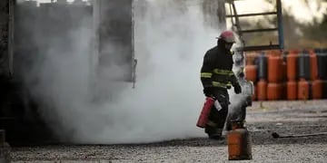Incendio en envasadora Valigas (Pedro Castillo / La Voz)