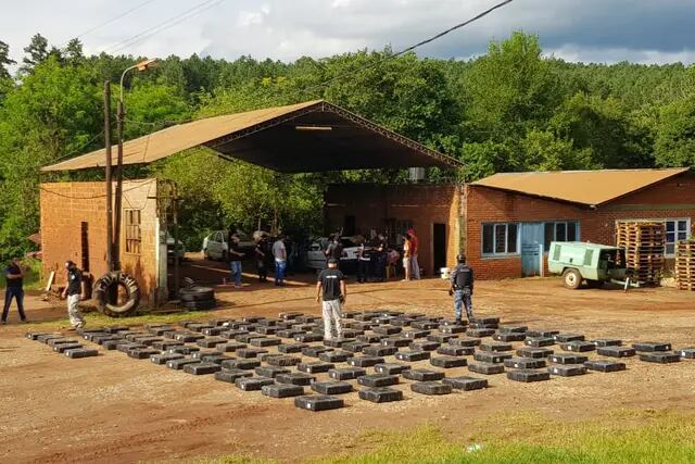 Puerto Piray: secuestraron alrededores 3500 kilos de marihuana
