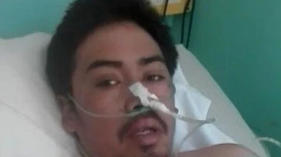 Gonzalo Cabrera, el mapuche herido, habló desde el hospital de Bariloche.