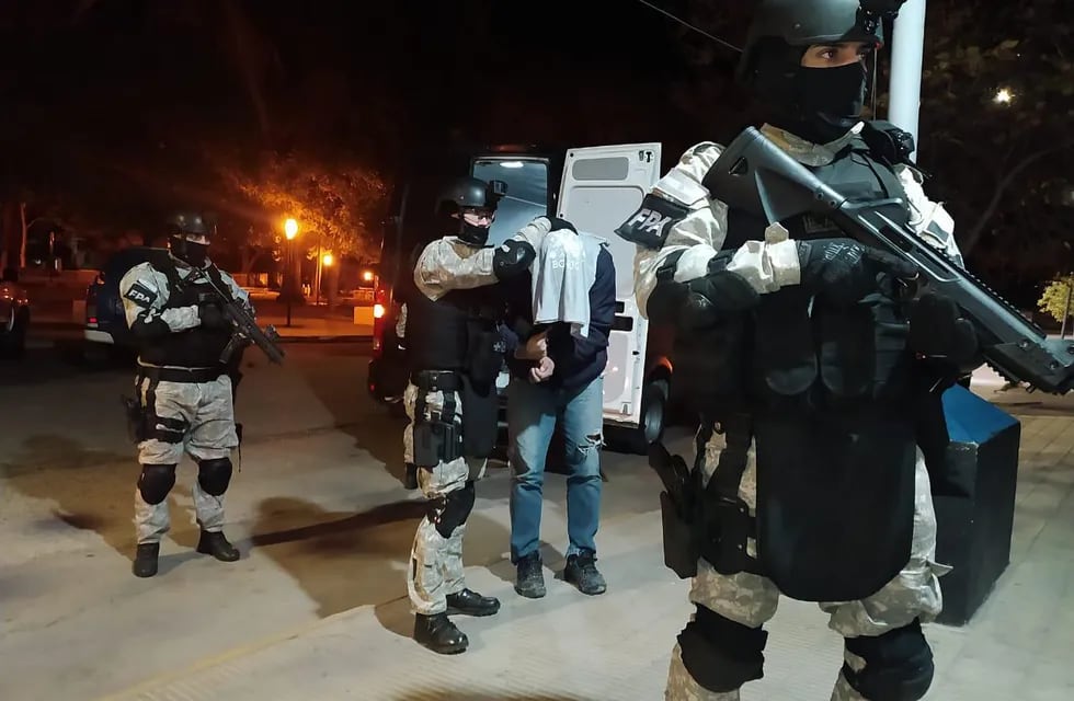 Uno de los seis detenidos por venta de drogas en Capilla del Monte. (Foto: Ministerio Público Fiscal),