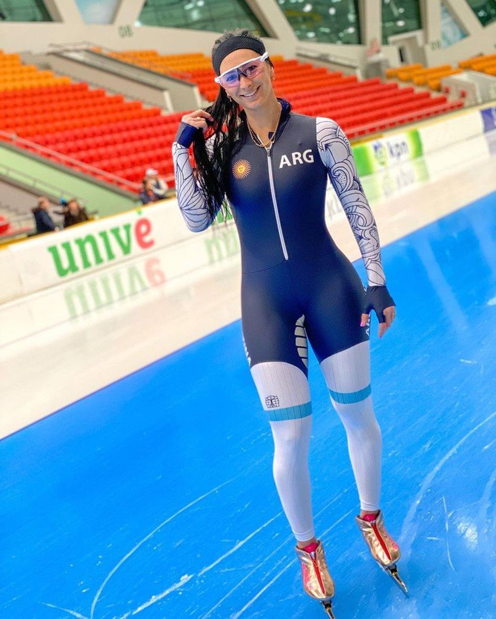 Victoria Rodríguez López se convertirá en la primera argentina en la historia en competir en patinaje de velocidad.