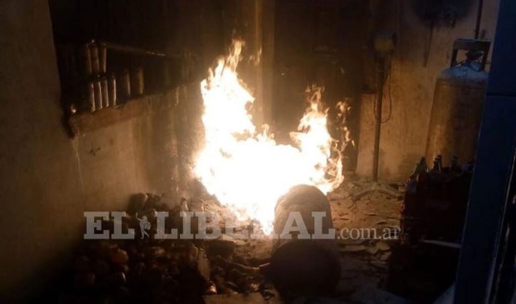 Se incendió una parrilla en Las Termas y una mujer resultó gravemente herida. Foto: El Liberal