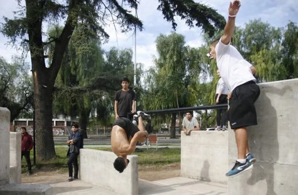 Pistas en el Parque Urbano de Ciudad.